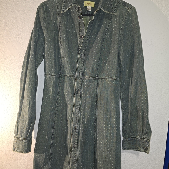 Diesel Jackets & Blazers - DIESEL Denim Long Sleeve Jacket/Shirt Size L